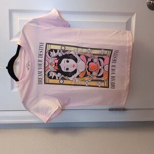 Pink Disney "Dream Your Destiny" Snow White T-shirt in a size Large.